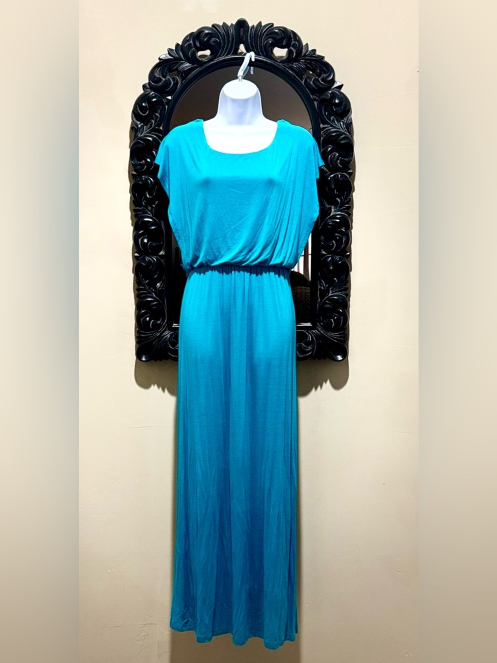 Copper Key Jade/Turquoise Maxi Dress